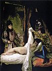 Louis d'Orleans Showing his Mistress by Eugene Delacroix